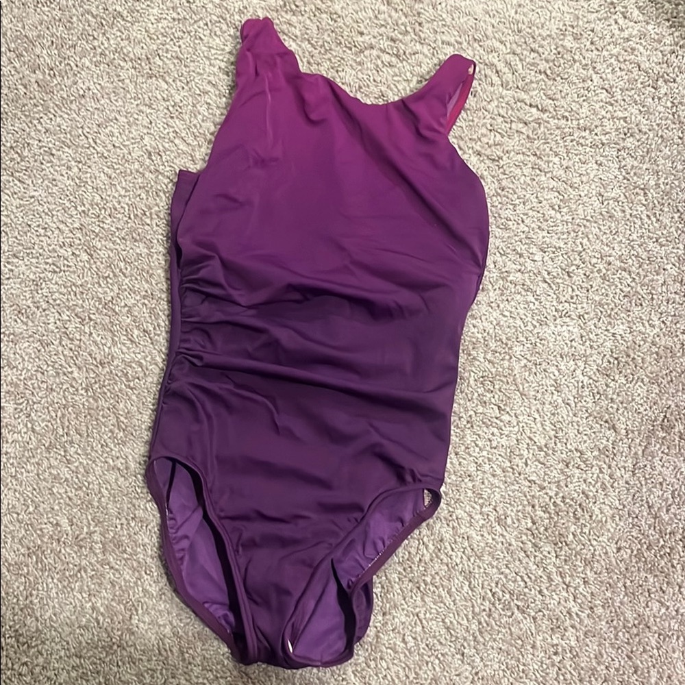 Purple One-Piece Swimsuit